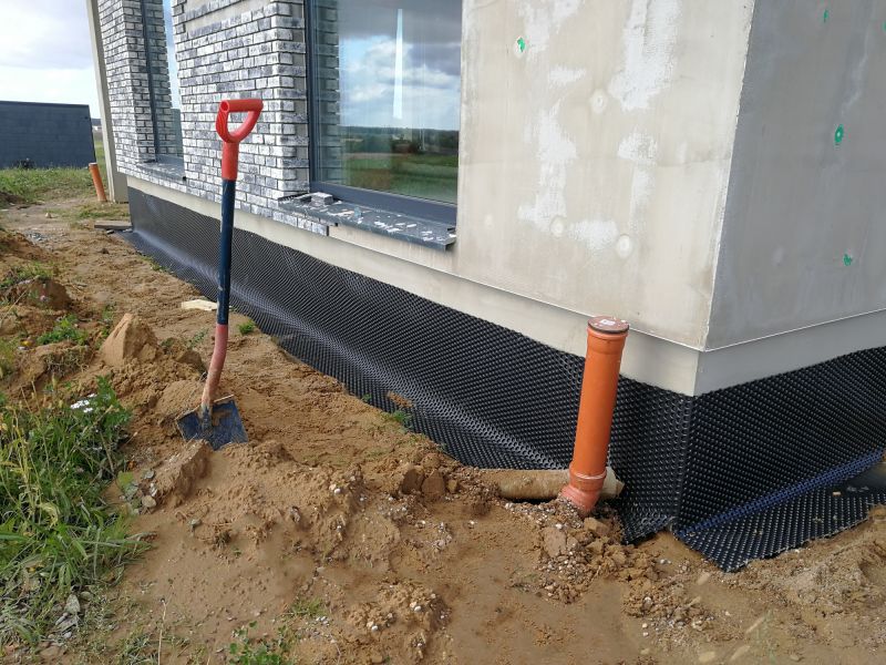 Basement Drainage System Installation